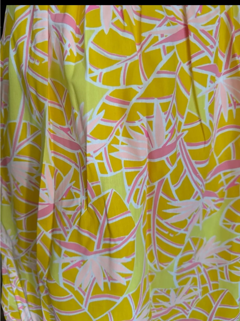 Vintage Lilly Pulitzer “The Lilly” 70’s Vibrant Tropical Print Midi Dress Medium - Picture 7 of 12